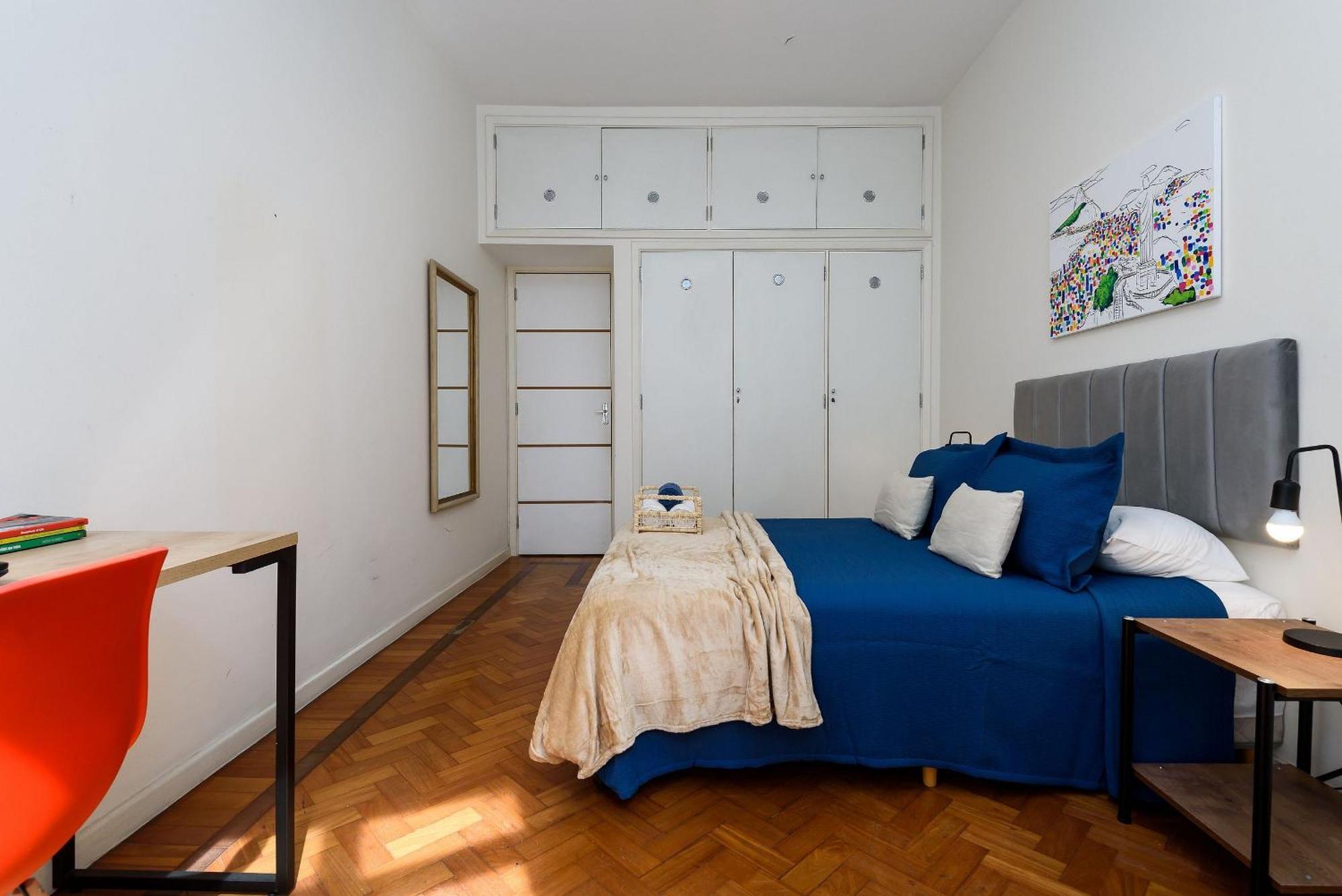 Apartamento Omar Do Rio - Tn 239/301: Grande P/ Até 10 Pessoas, Internet 240mbps, Workstation, Smart Tv, 100 Metros Do Metrô E 500metros Da De Copacabana Río de Janeiro